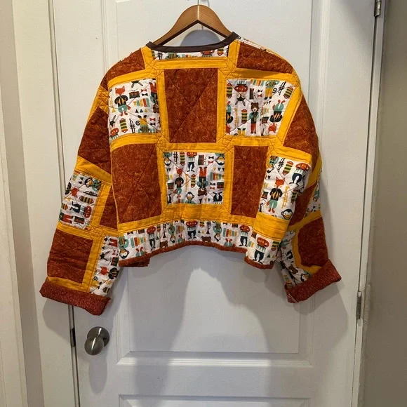 Colorful Patchwork Jacket - Picture 2 of 8